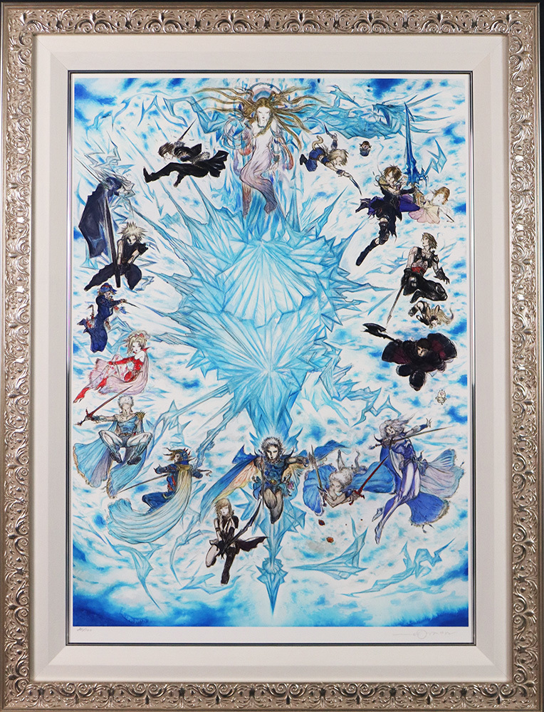 ●ファン必見！●天野喜孝●HEROES●ファイナルファンタジー●人気キャラクター勢揃い●クラウド●ティナ●セシル●