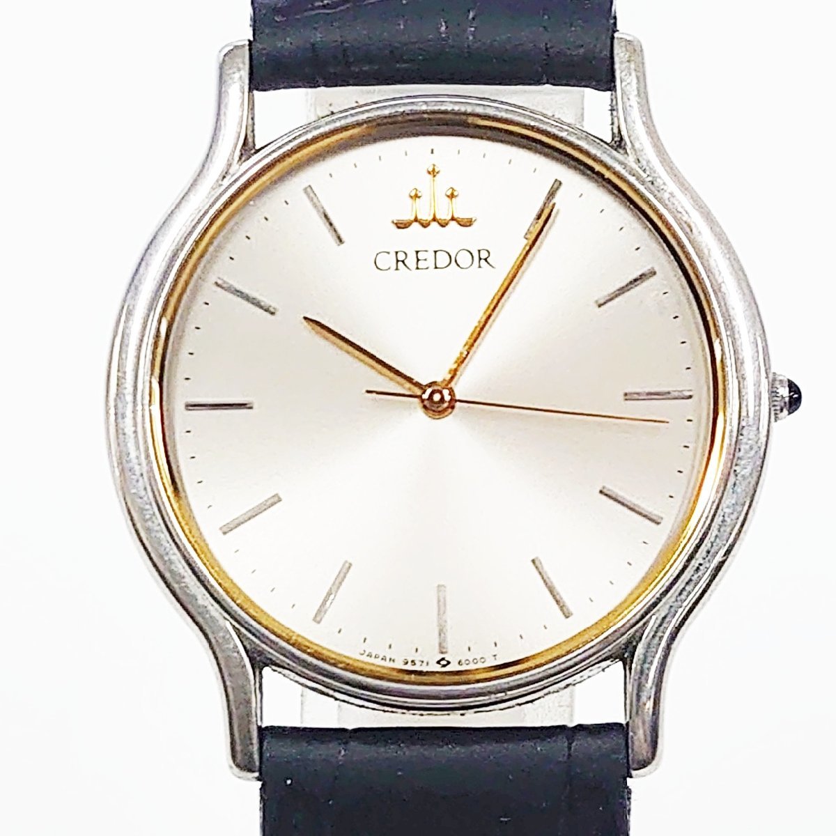 稼働品】SEIKO 9571-6000 セイコー CREDOR クレドール 腕時計 電池交換