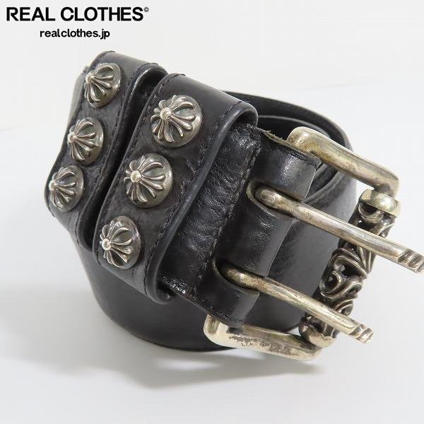 Chrome Hearts クロムハーツ レザー ローラー ベルト 公式通販