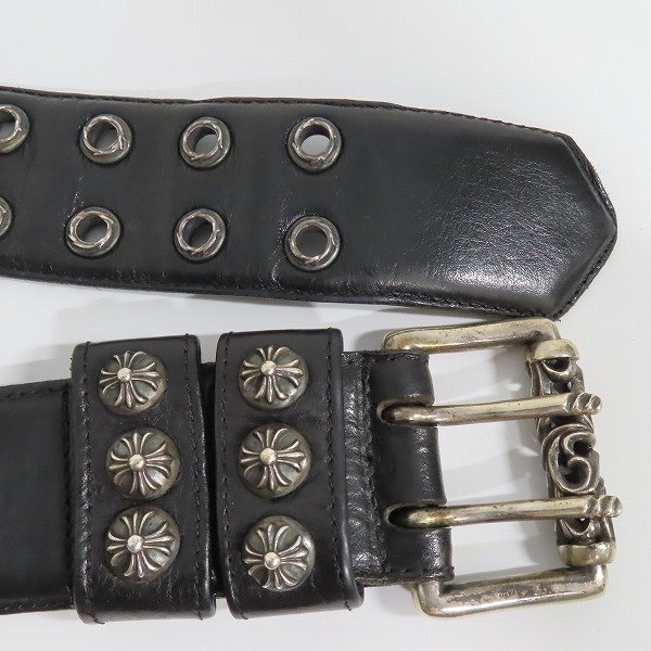 Chrome Hearts クロムハーツ レザー ローラー ベルト 公式通販