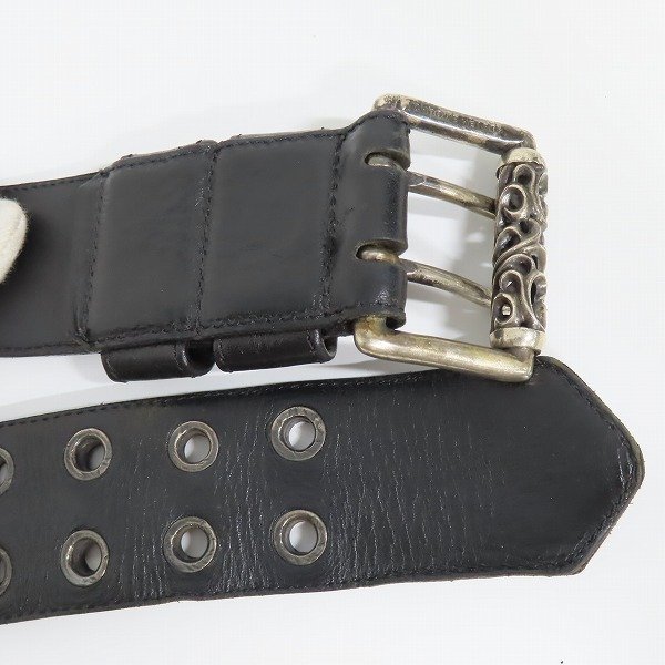 Chrome Hearts クロムハーツ レザー ローラー ベルト 公式通販