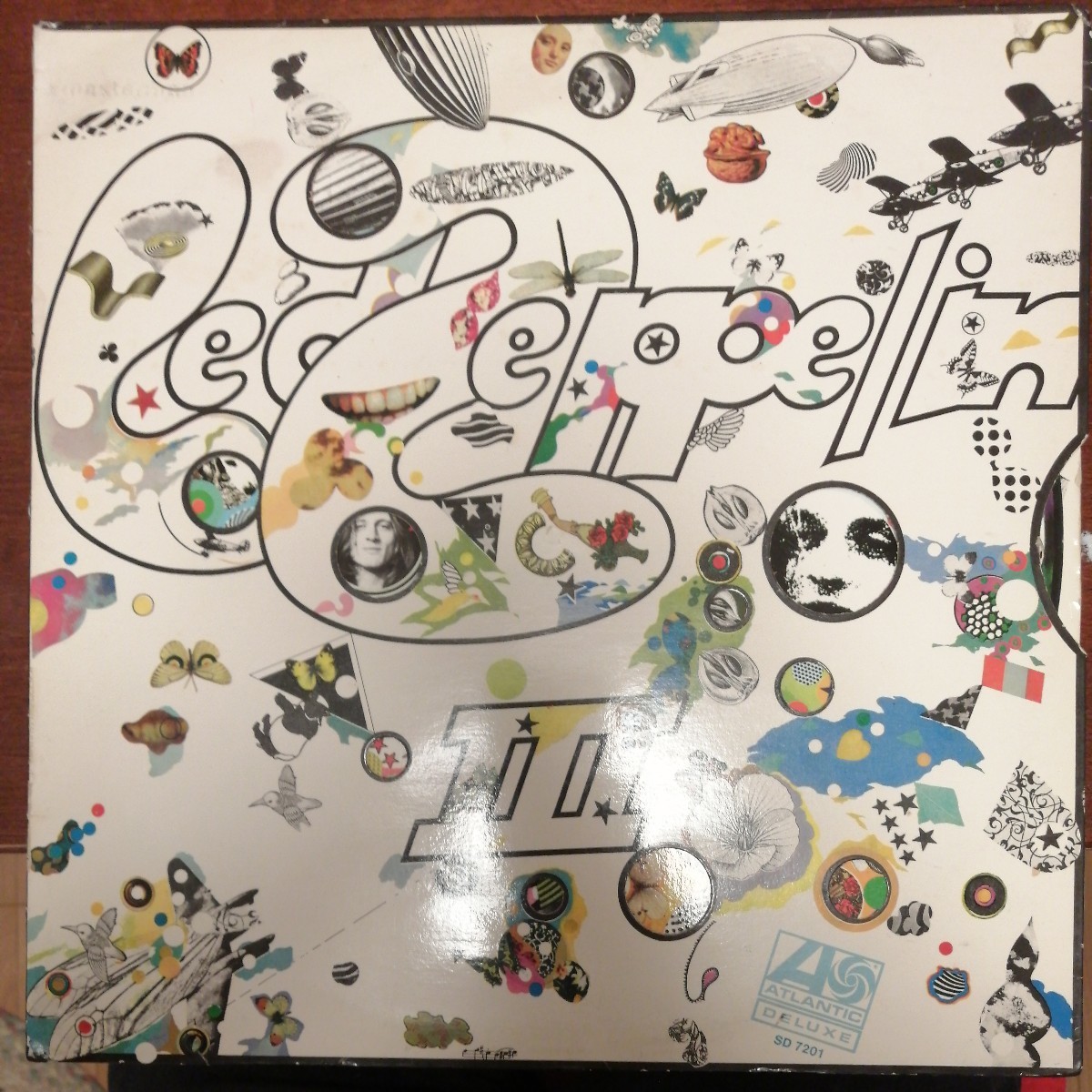 UKオリジナル 5/5 初回マトリックス LED ZEPPELIN レッド