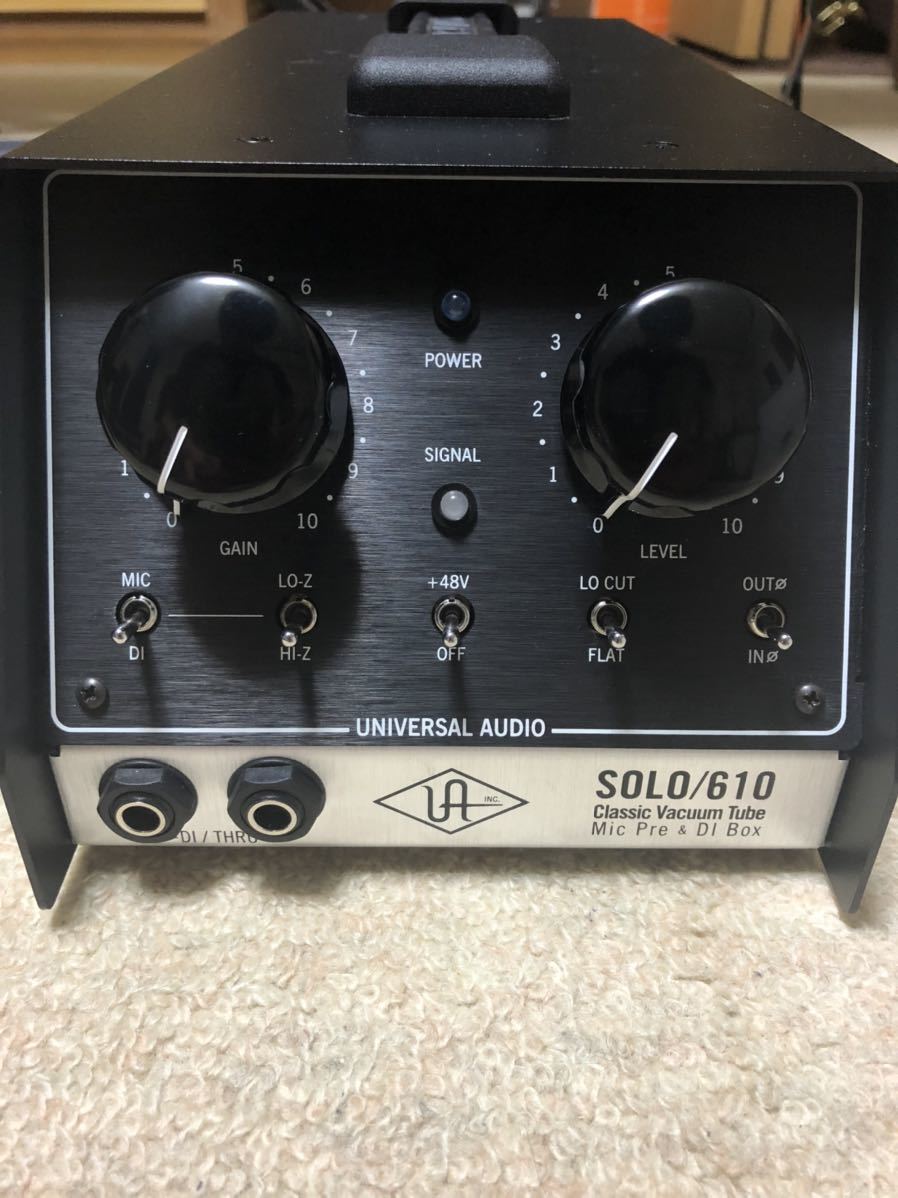 SOLO⁄610 Universal UNIVERSAL universal audio 610 solo マイク