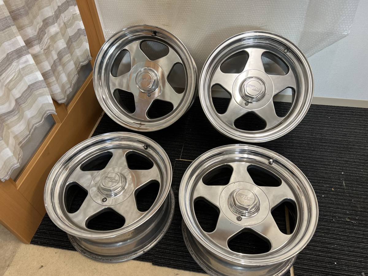 ボイド BOYDS ターボテック 17 5h 127 8j 9.5j +0？4本セット シボレー 