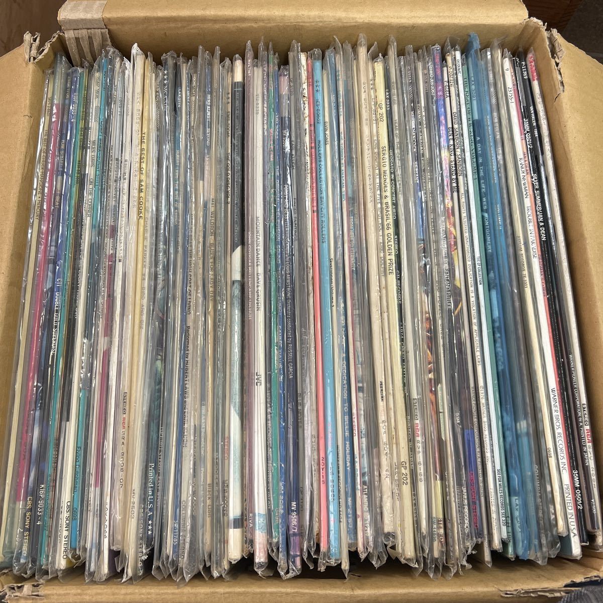 A495 1円～ LPレコード 大量まとめ売り 約23kg 洋楽 ロック・ポップス・ジャズ 【現状品】_1