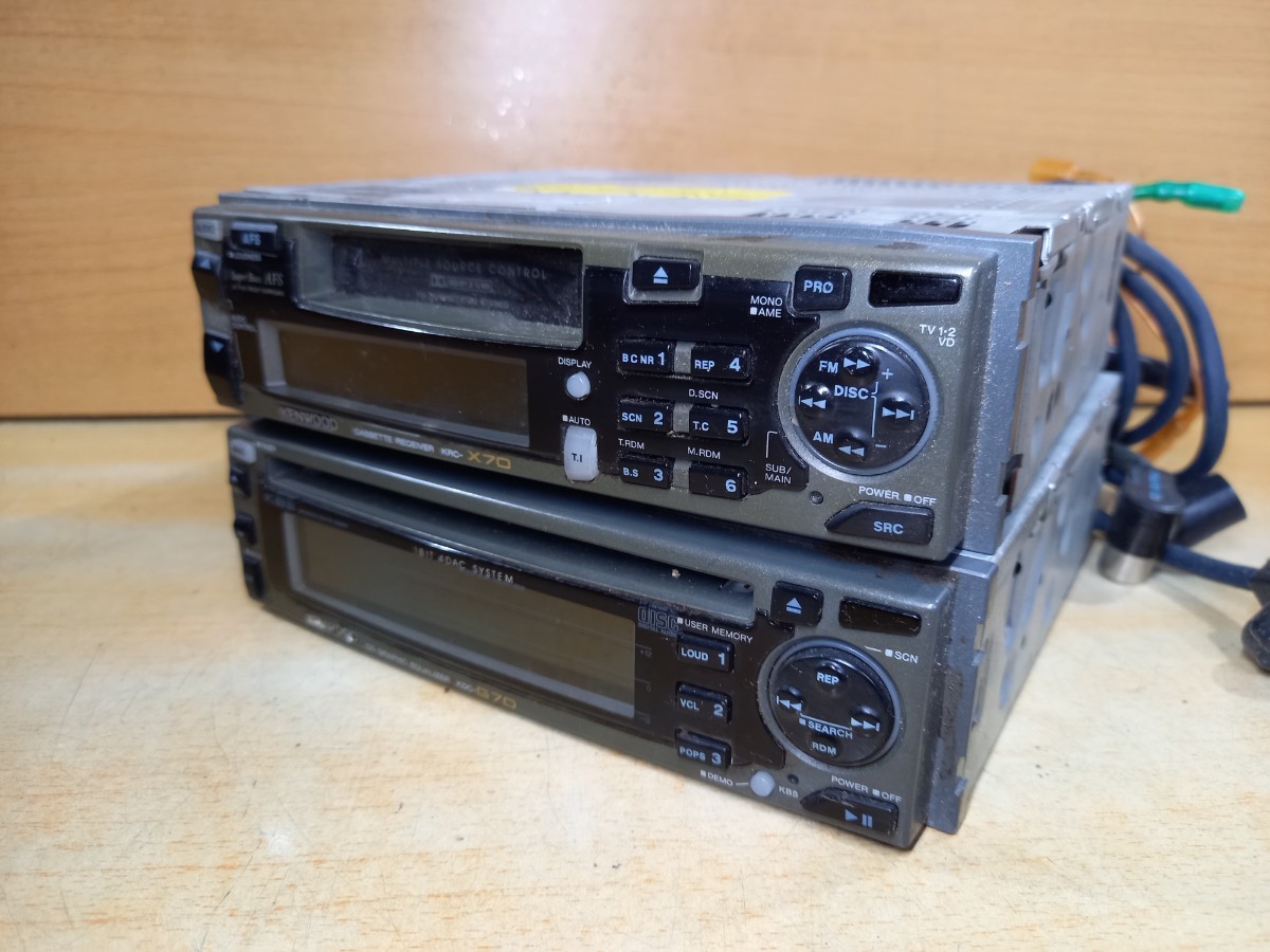 KENWOOD KRC-X70 カセットデッキ KDC-G70 カーオーディオ Kenwood