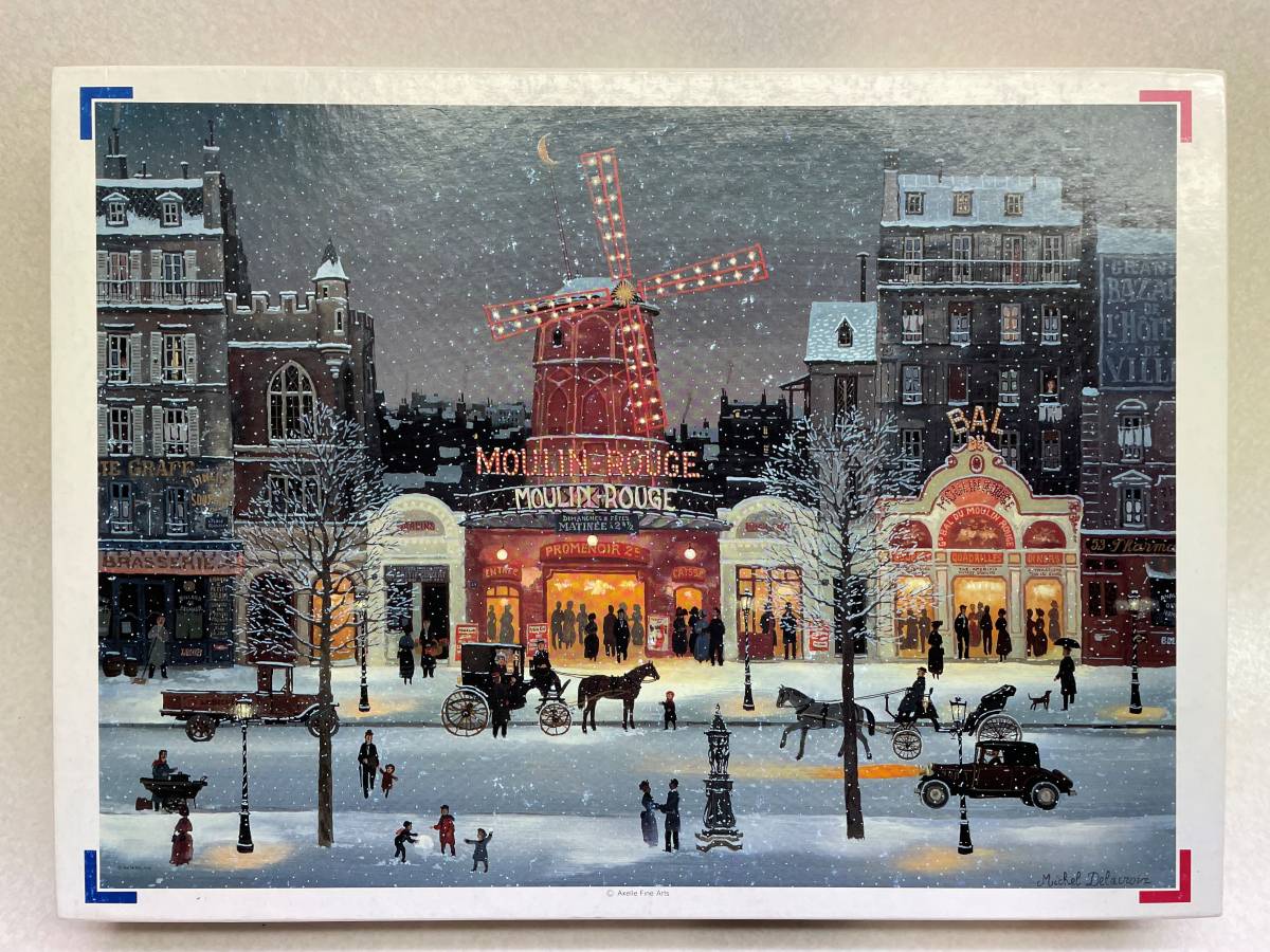 MICHEL DELACROIX ミッシェル ドラクロワ 雪のムーランルージュ ジグソーパズル 750ピース やのまん