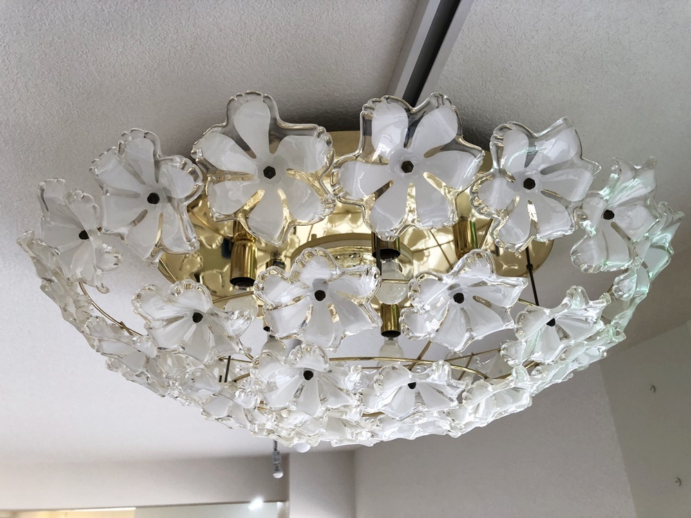 KISHIMA フリルランプ 5灯 シャンデリア GEM-860C - メルカリ