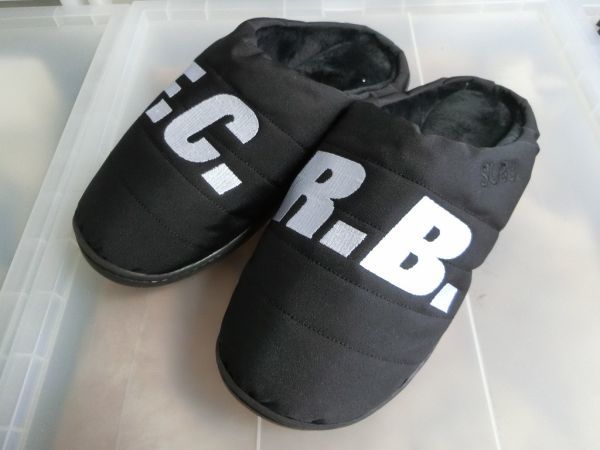 F.C.R.B. x SUBU SANDALS サンダル スリッポン M (26-27.5cm) ブラック #FCRB-222114 ソブ エフシーアールビー SOPH ソフ