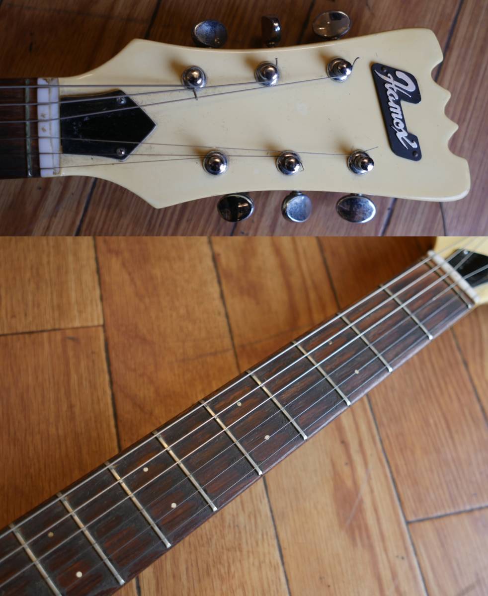 ◇Hamox モズライト型 エレキギター 日本製 現状・ジャンク品