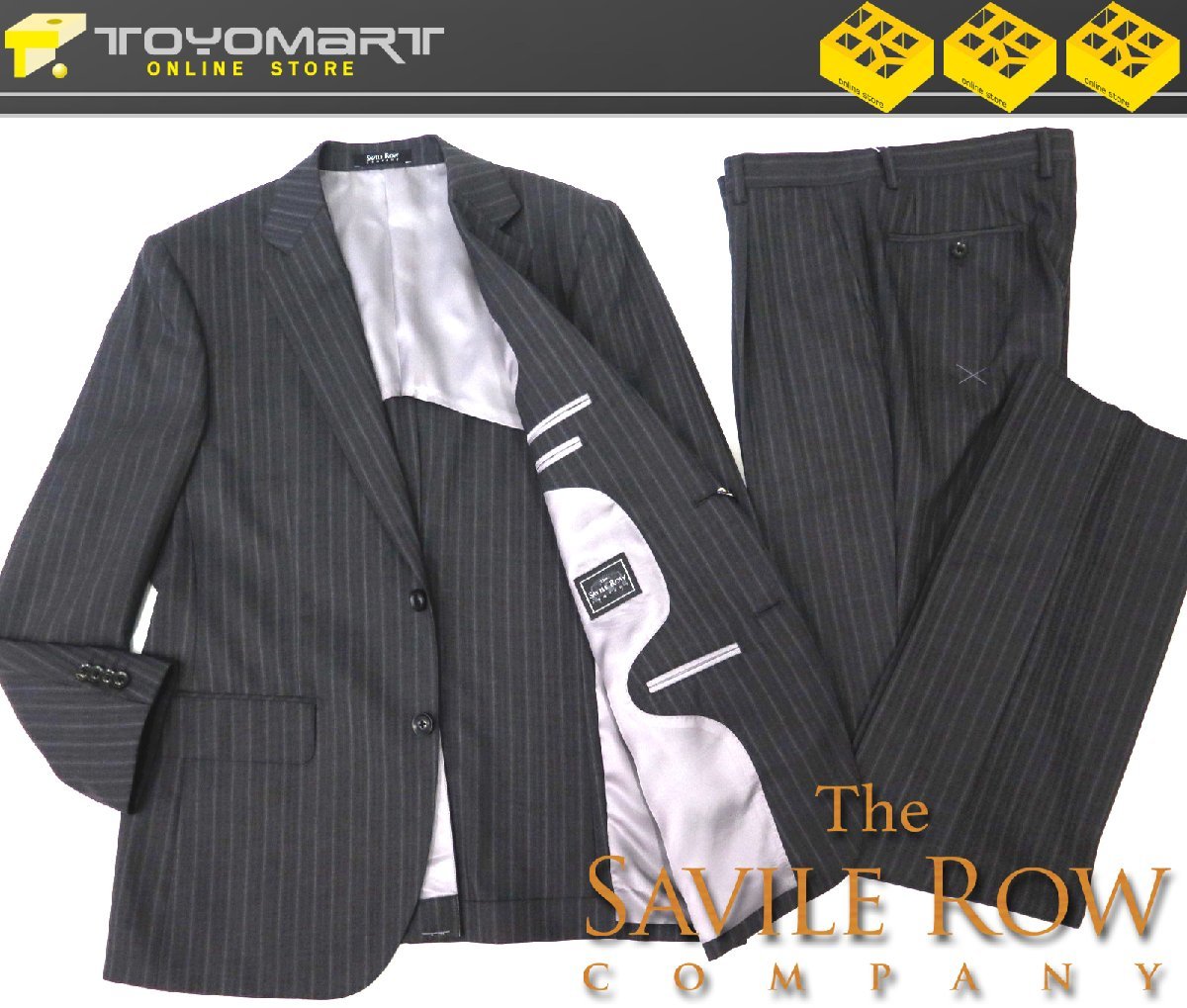 6084○Savile Row サビルロウ○1022 新品 【BRITANNIA】 ストライプ