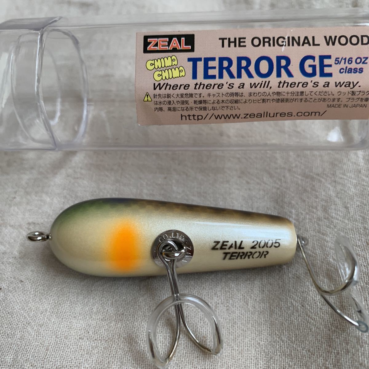 ルアー - zeallure ZEALズイール2005年 CHIMA CHIMA TERROR GE 5/16oz