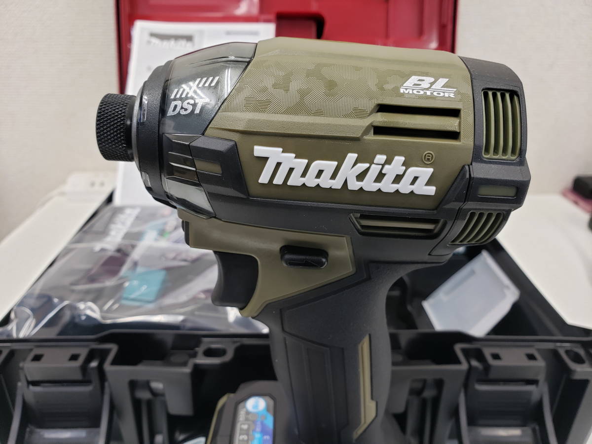 新品未使用】 Makita TD002GRDXO Olive オリーブ色 40V バッテリー2個 