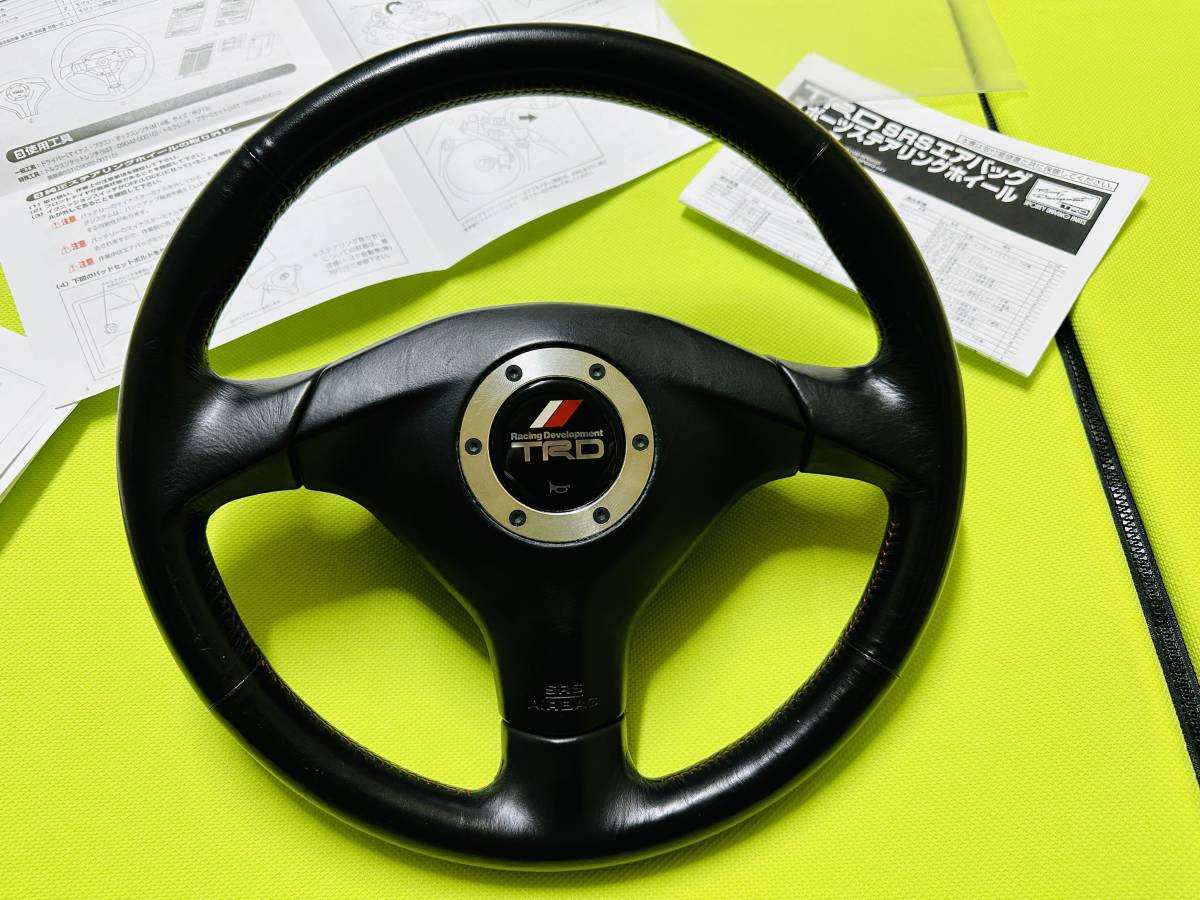 希少】TRD スポーツステアリングホイール 中古 純正オプションOP