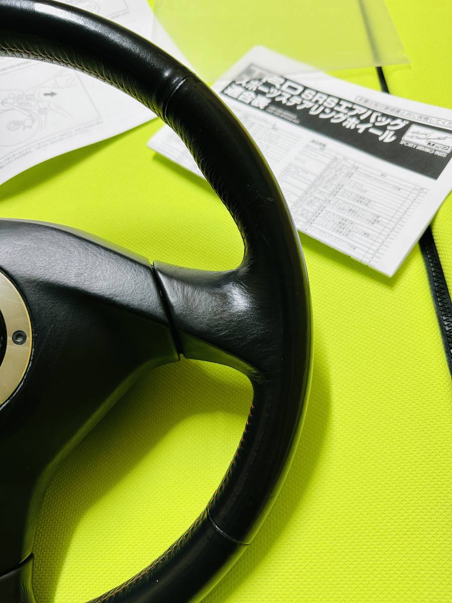 希少】TRD スポーツステアリングホイール 中古 純正オプションOP