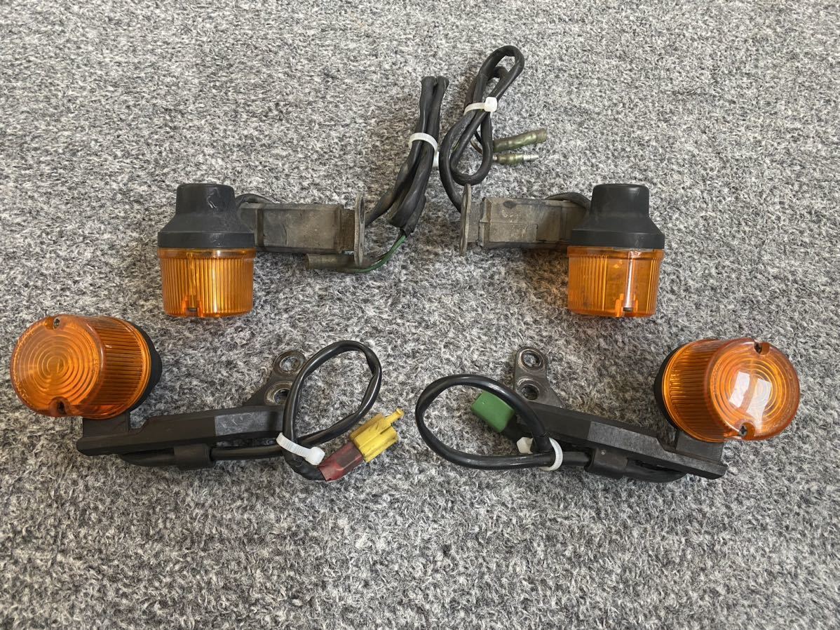 KAWASAKI カワサキ KDX220SR 純正ウインカー 割れ無し！1台分4個セット