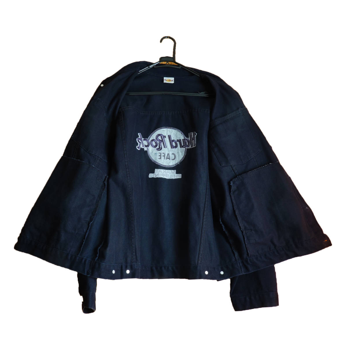 希少 美品 ハードロックカフェ 古着 Hard Rock Cafe フィリピン MAKATI デニムジャケット Gジャン マカティ PHILIPPINES 