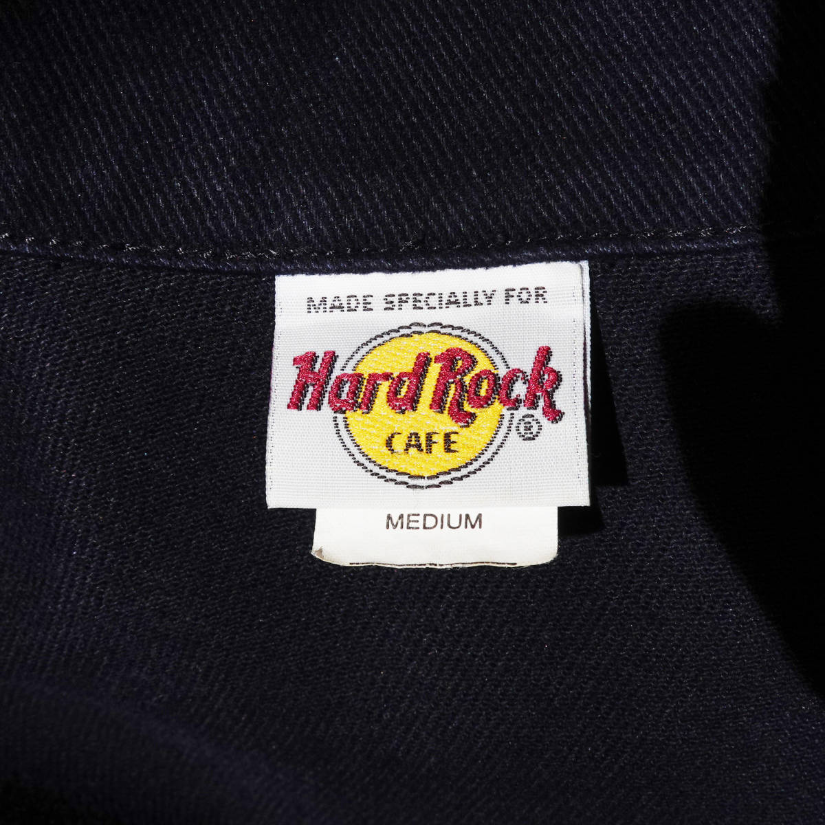 希少 美品 ハードロックカフェ 古着 Hard Rock Cafe フィリピン MAKATI デニムジャケット Gジャン マカティ PHILIPPINES 