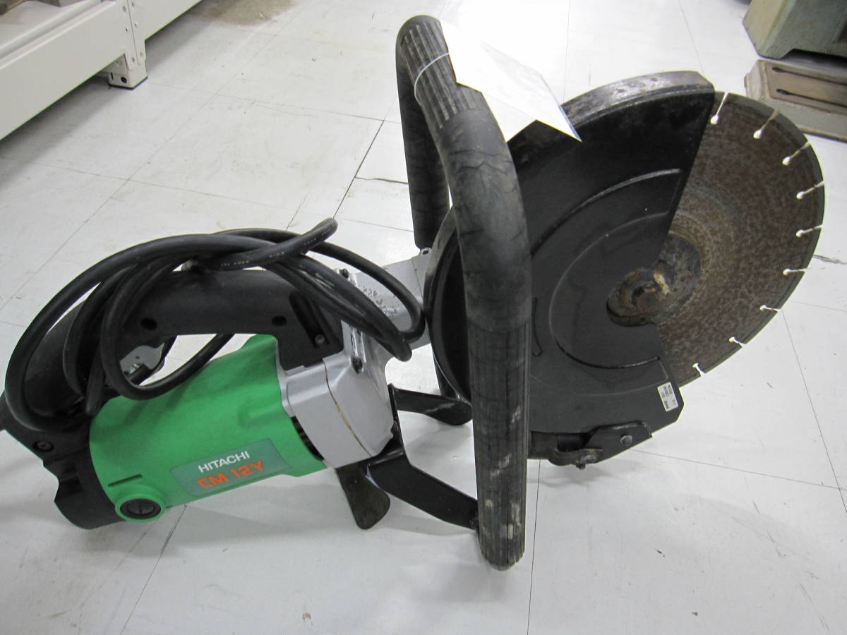 ◇ HITACHI 305mm カッタ CM12Y コンクリートカッター　電動カッター カッタ 切断具 電気工具 工具