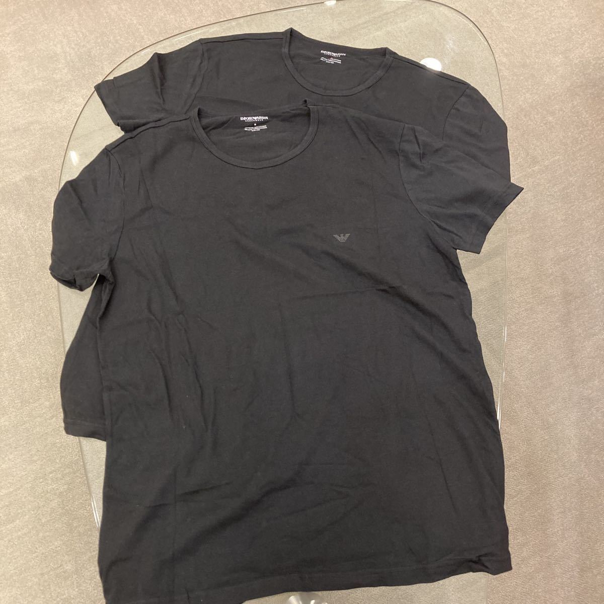 新品未使用　エンポリオアルマーニ　半袖Tシャツ　2枚セット　ブラック　M