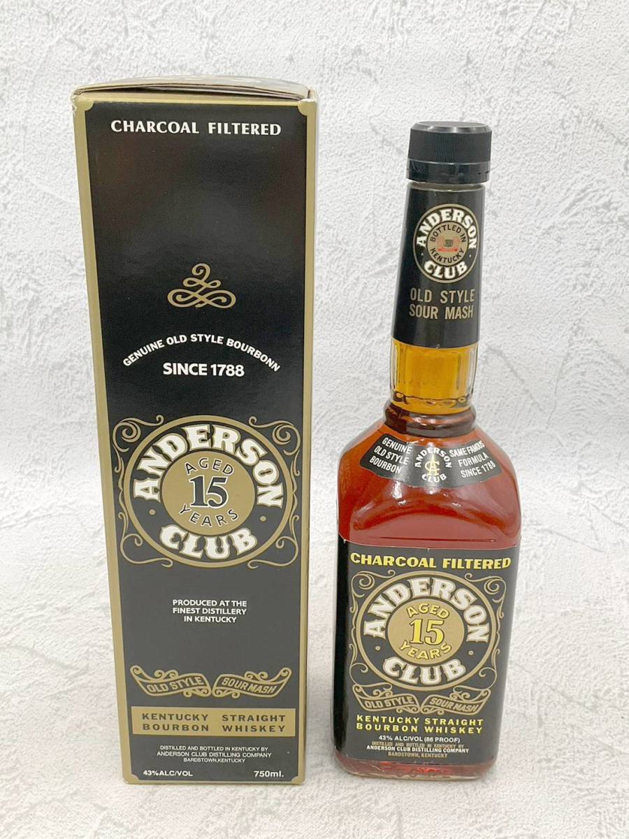 未開栓】アンダーソンクラブ 10年 750ml 43% ANDERSON CLUB バーボン