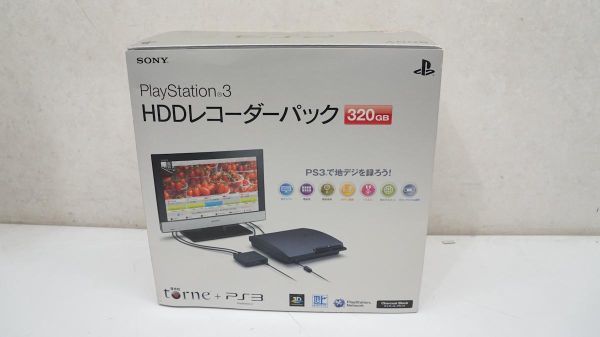 PS3 プレステ3 本体 CECH-3000B 320GB HDDレコーダーパック (トルネ) SONY ソニー 000Y527