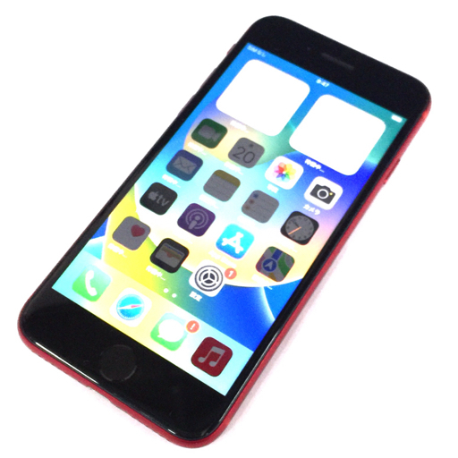 1円 au Apple iPhone SE 第2世代 MHGR3J/A スマホ 本体 64GB レッド 利用制限〇 SIMロック解除済