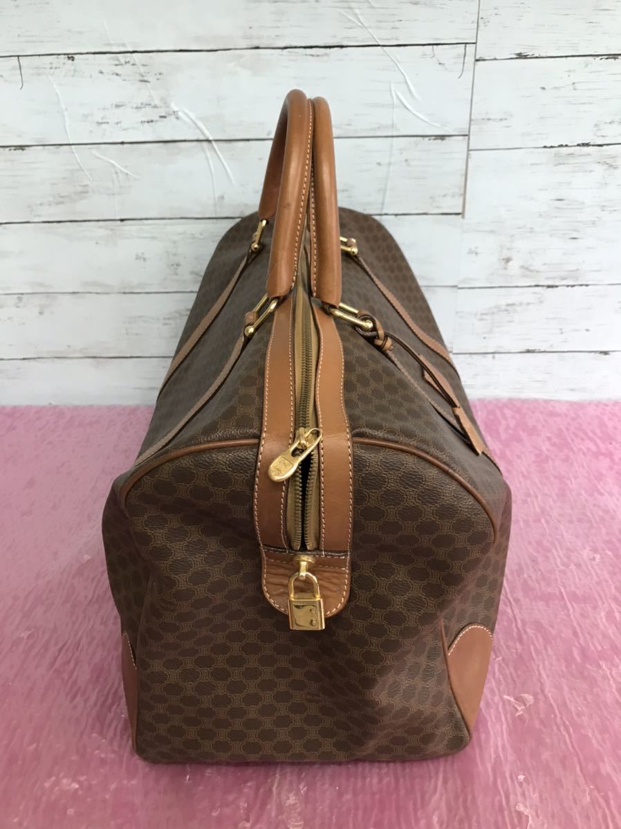 CELINE セリーヌ マカダム柄 M12 バッグ ハンドバッグ ボストンバッグ 
