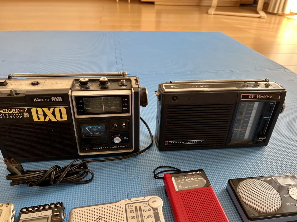 Toshiba Sony Panasonic カセットプレイヤーとラジオセット ラジオ ポケットラジオ SONY Panasonic National AIWA TOSHIBA 35台