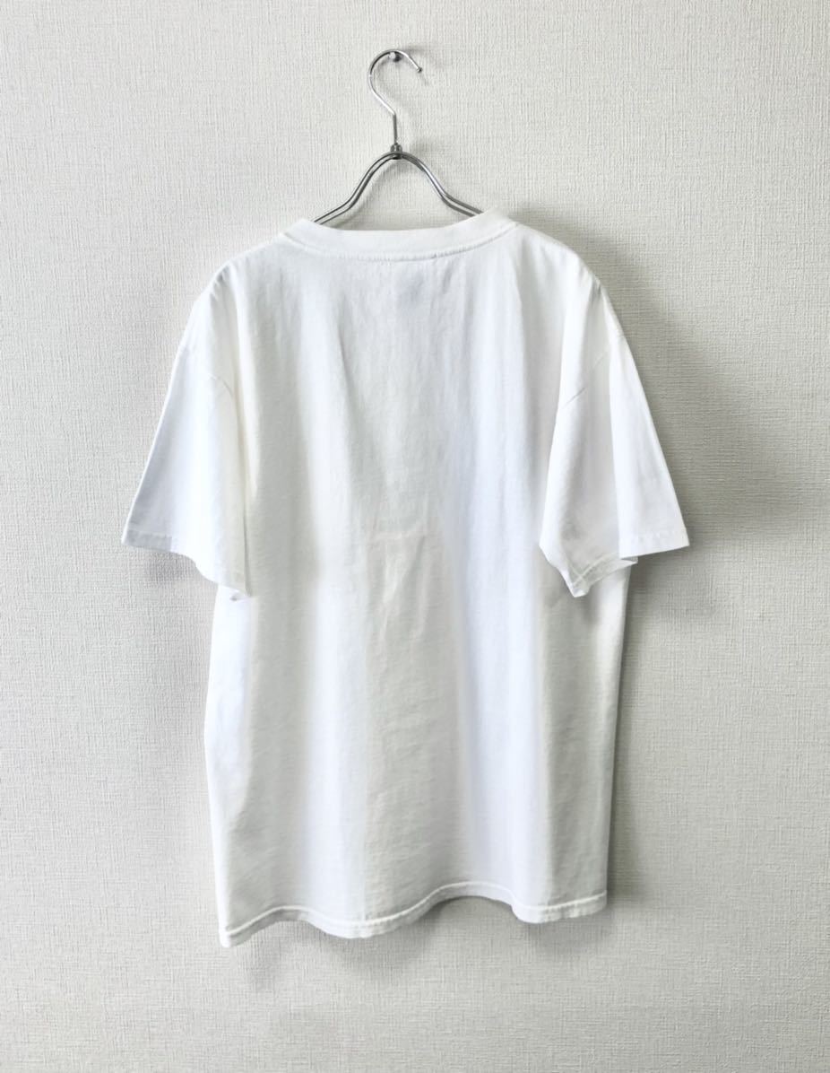 90's GOT MILK? VINTAGE TEE L ビンテージ アート プリント 半袖 Tシャツ 白 パロディー apple google maxell XL ハーゲンダッツ 企業_8