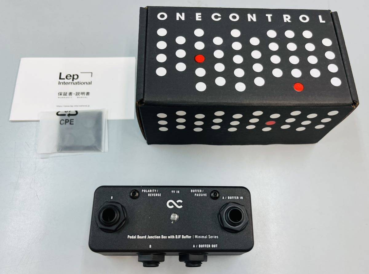 Minimal Series One Control Minimal Series Pedal Board Junction Box