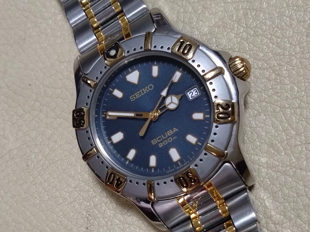 SEIKO セイコー スキューバ SCUBA 200m 7N35-6020 デイト 200M Vintage 