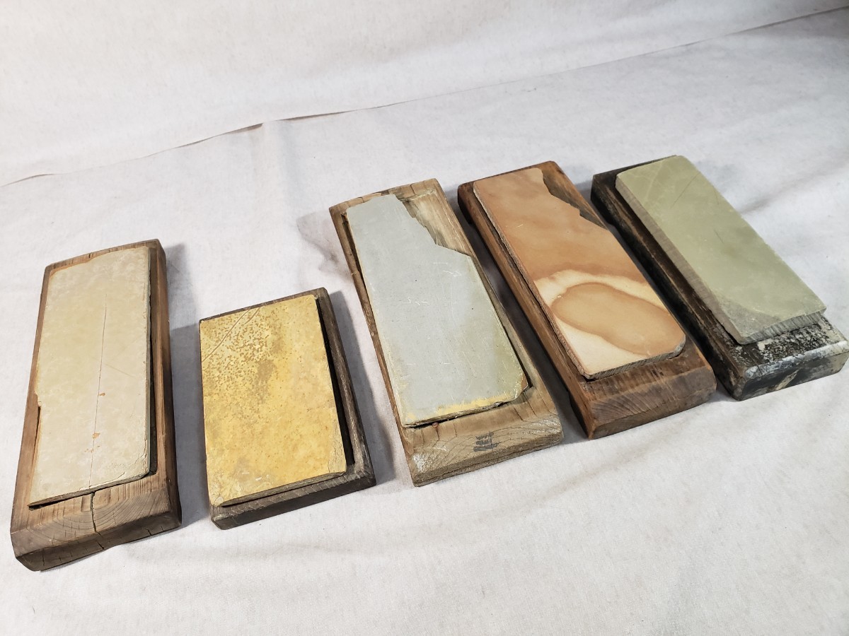 天然砥石　超仕上げ用　まとめ売り　台無しでの総重量　1395g　....