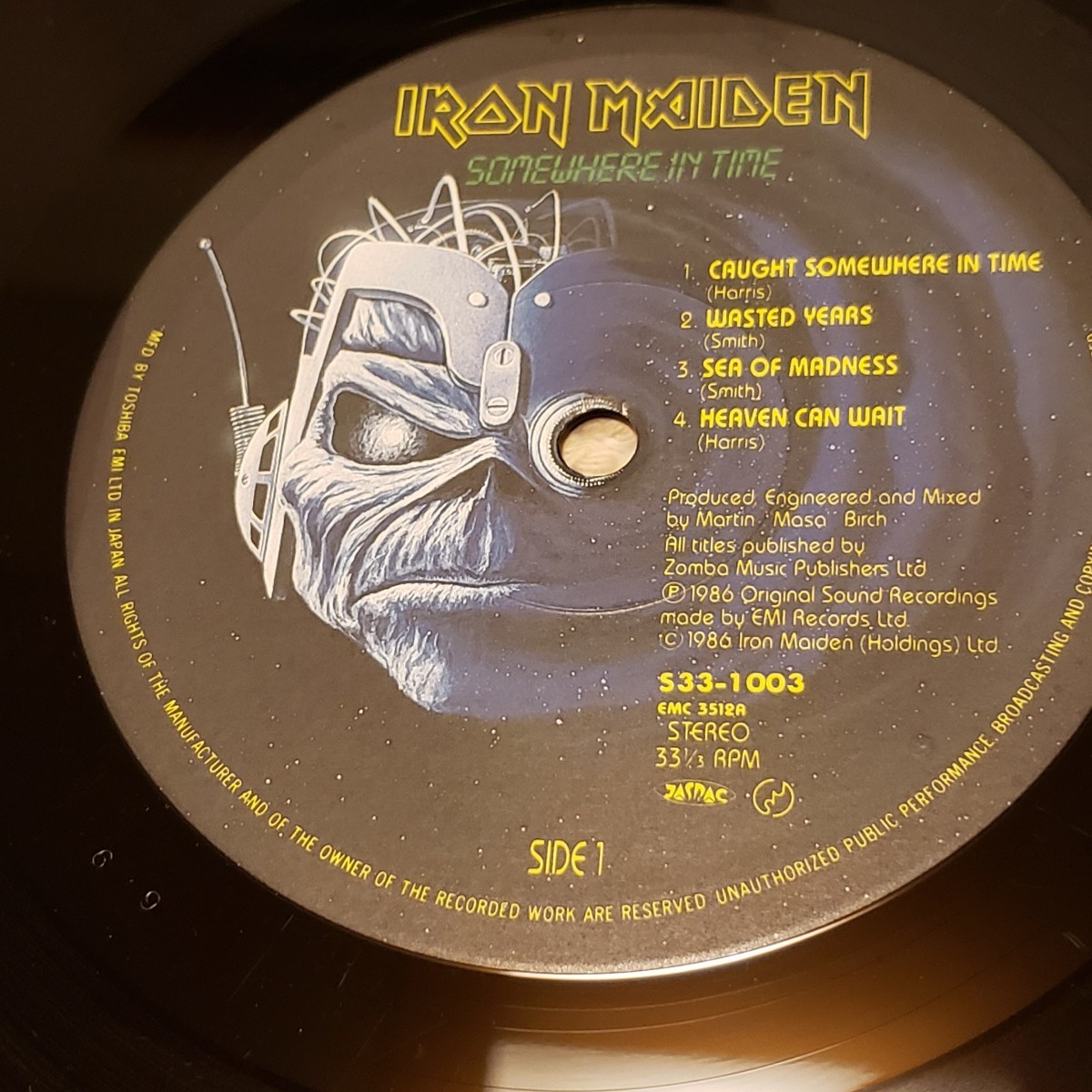 アイアンメイデン IRON MAIDEN / Somewhere In Time サムホエアイン