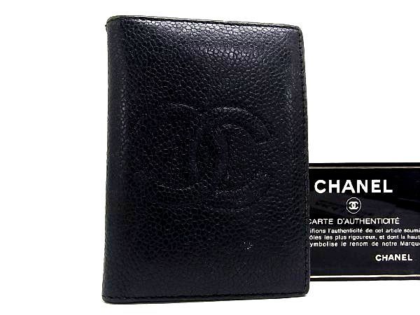 1円 CHANEL シャネル ココマーク キャビアスキン カードケース 1円 CHANEL シャネル ココマーク キャビアスキン カードケース