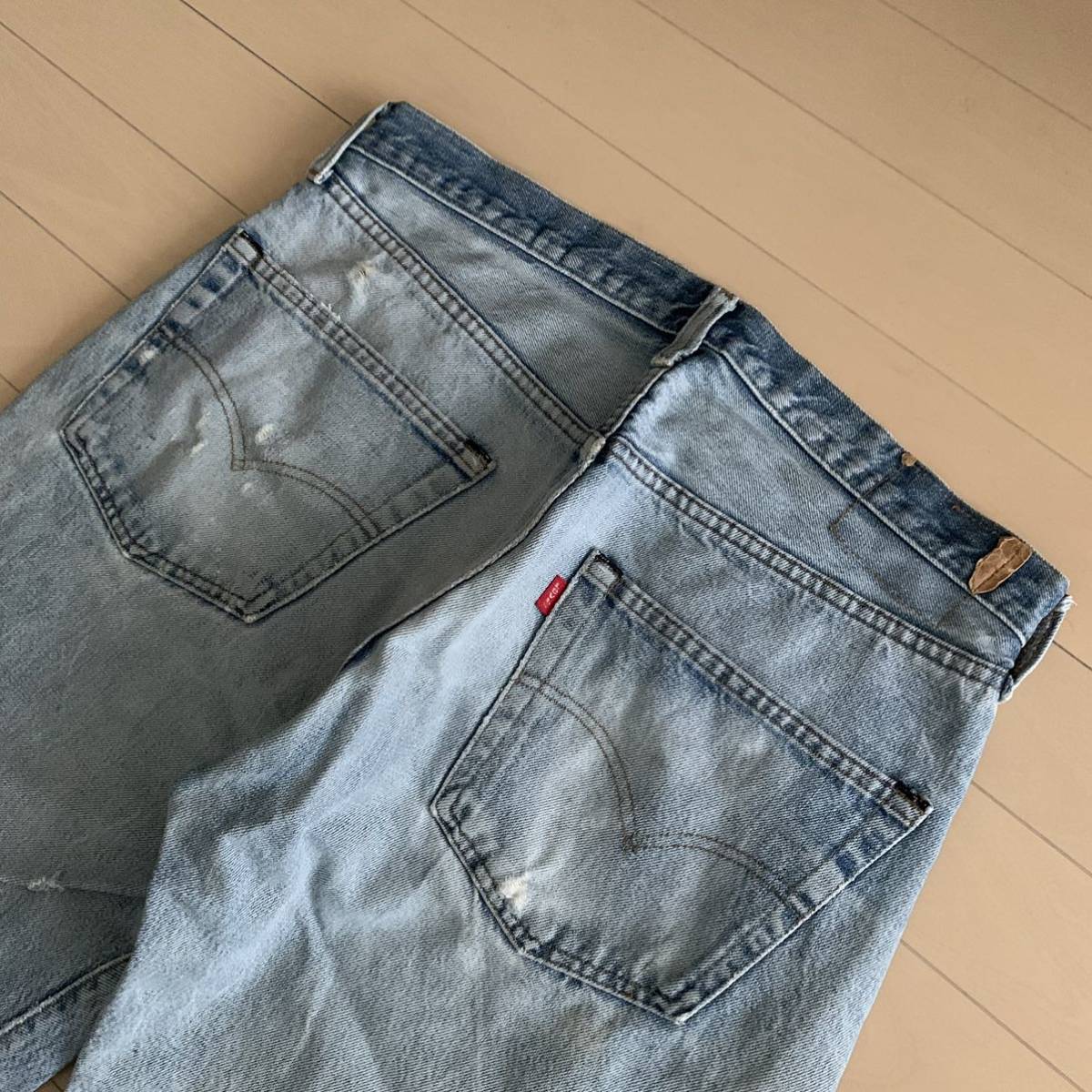 希少 501 W36 赤耳 66 Levi