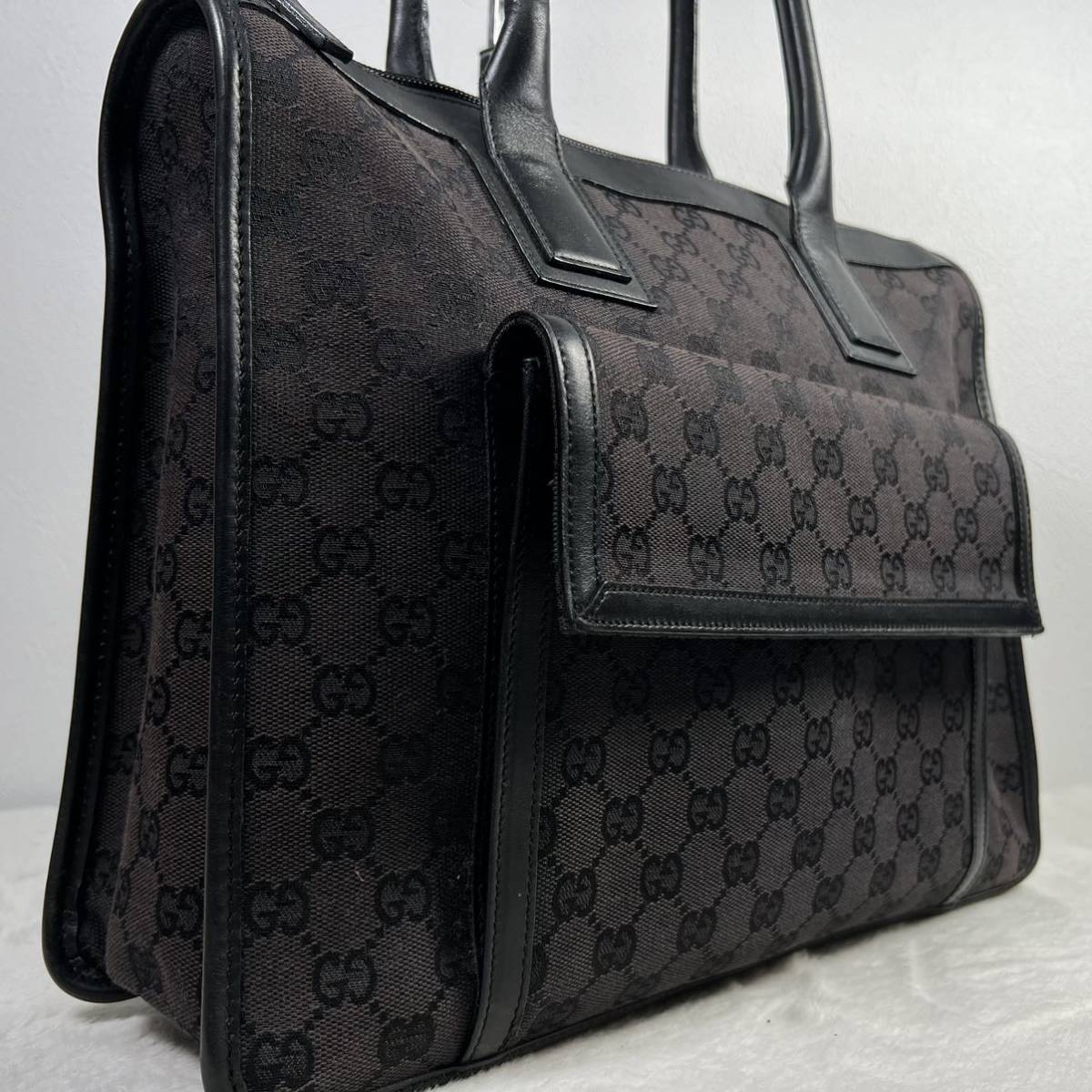 極希少 美品】 グッチ ビジネス ハンドバッグ トートバッグ GUCCI