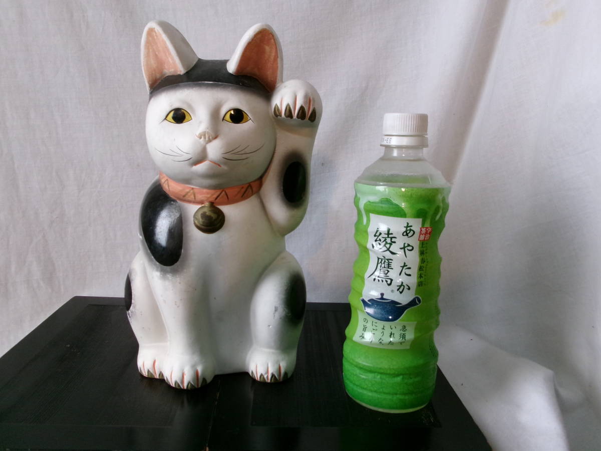 まねきねこ 土人形 大正～昭和 縁起物 インテリア 等