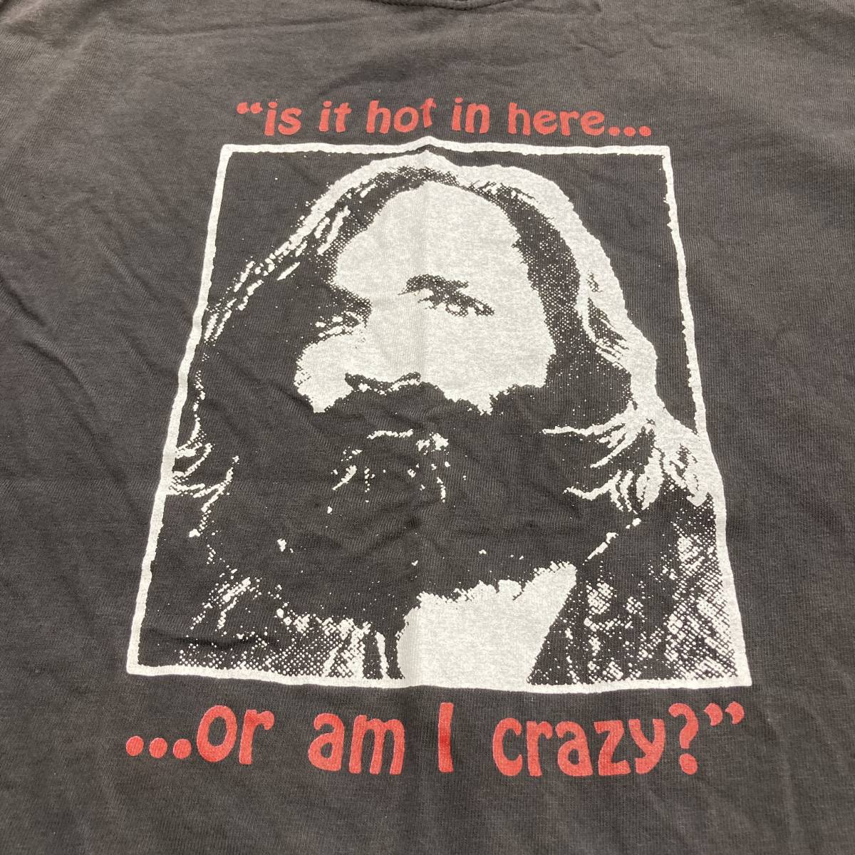 1円スタート！チャールズ・マンソンTシャツ 90s USA オリジナル