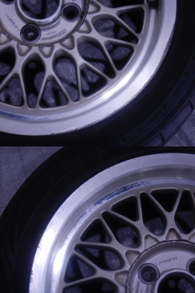 NA・NB ロードスター BBS RG034 シルバー ホイール 15×6.0J＋40