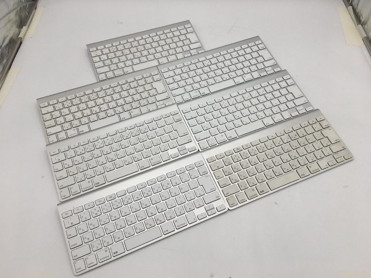 ♪△【Apple アップル】純正Mac用 ワイヤレスキーボード JIS配列 計7点 