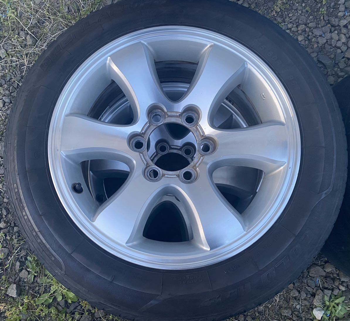 トヨタ プラド 120系 純正 ホイール ハイエース 200系 流用 17 トヨタ プラド 120系 純正 ホイール ハイエース 200系 流用 17