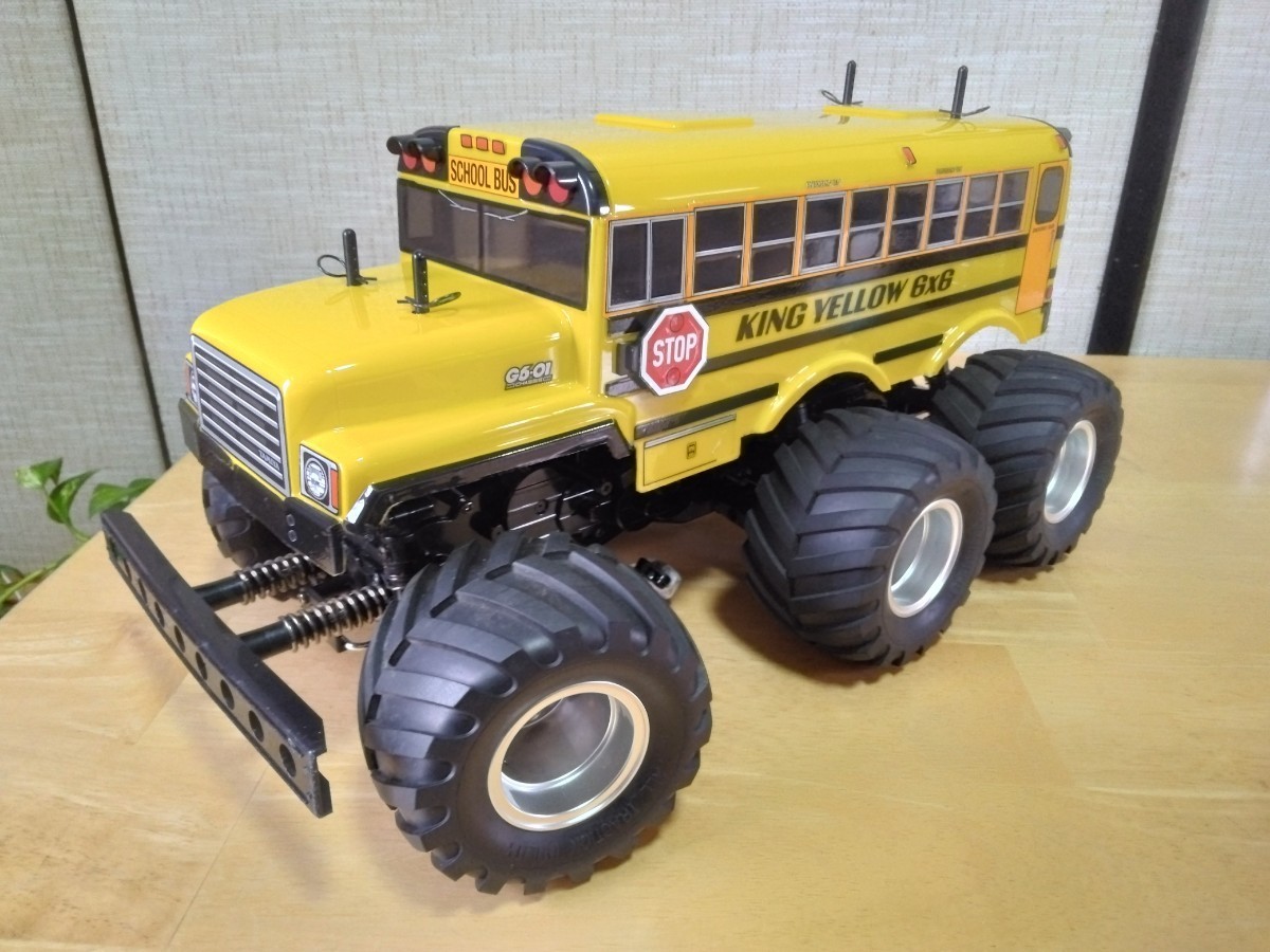 タミヤ キングイエローXB KING YELLOW 6X6 バス G6-01 タミヤ キング