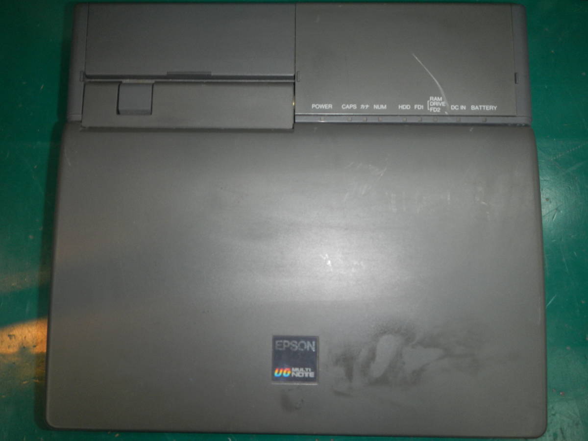 EPSON PC-486NOTE AX-X1JW（MaxDrive 586NUV 搭載）PC-9821ノート互換