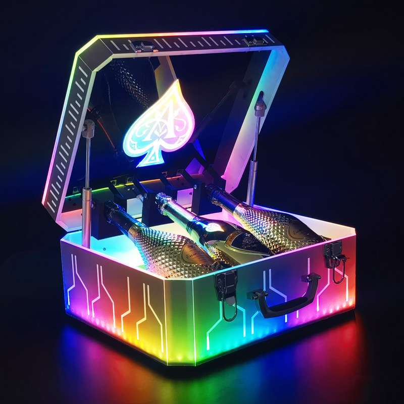新作！レインボー！アルマンド LED アタッシュケース ディスプレイ