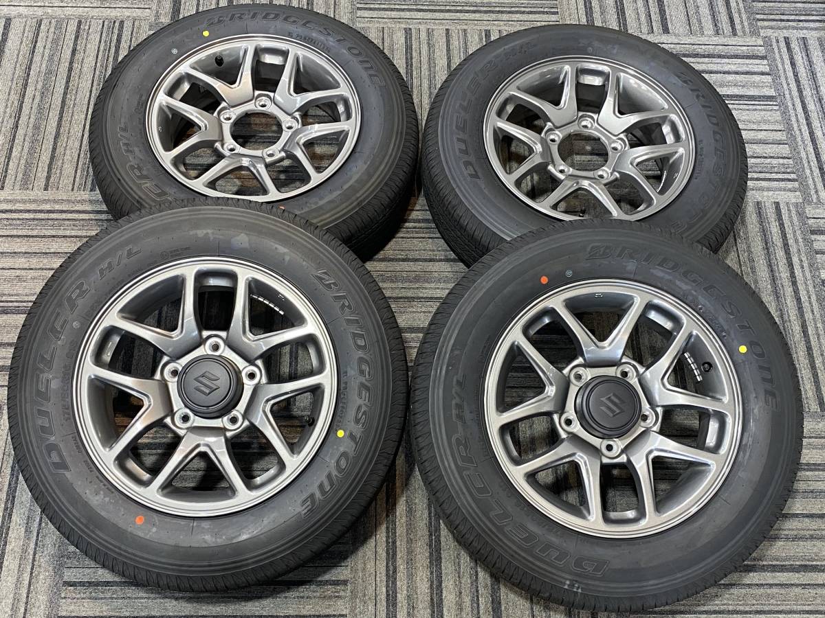 【新車外し】JB64W スズキ ジムニー純正タイヤホイール 4本セット　１７５/８０R１６　23年製