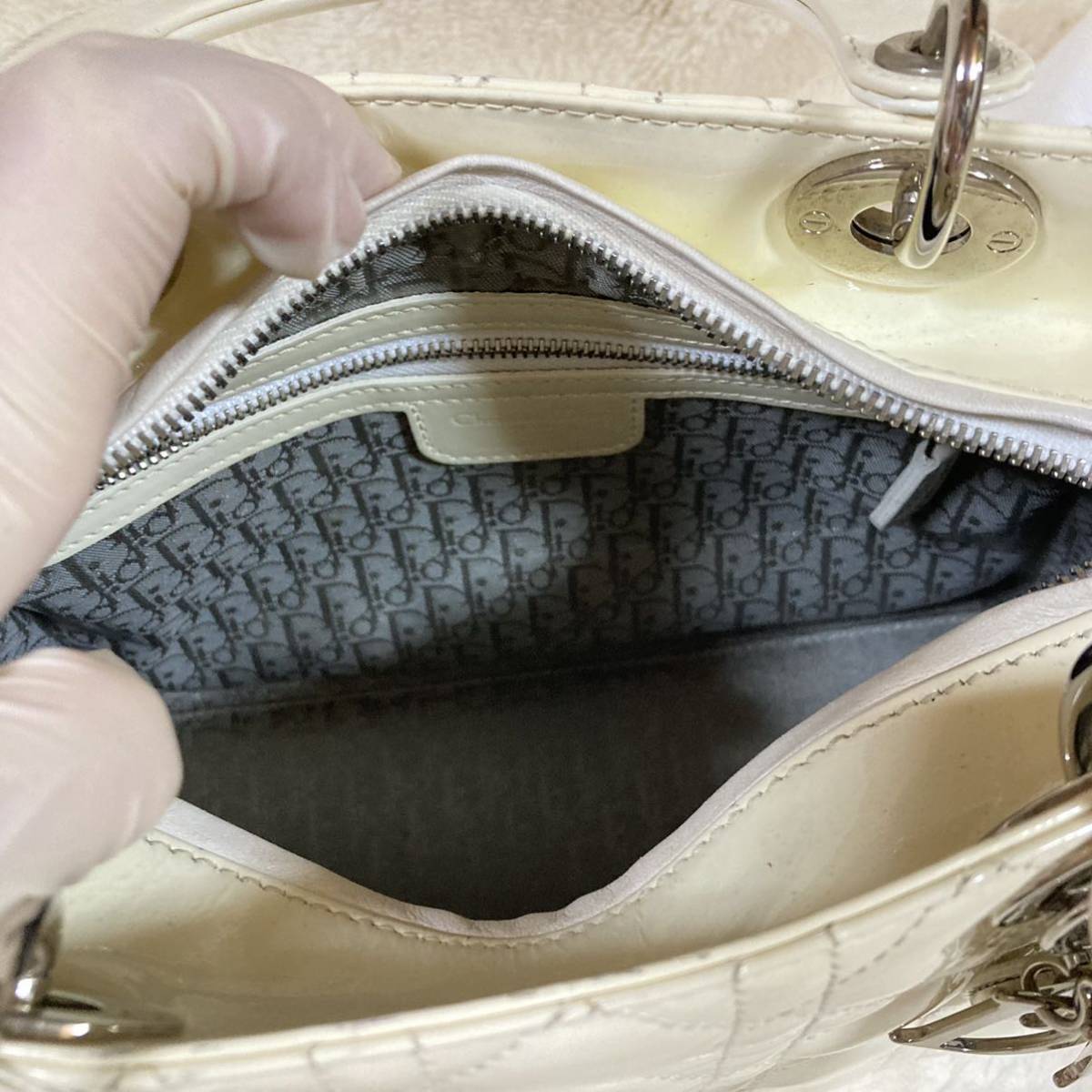 Dior レディークリスチャンディオール カナー ジュ ハンドバッグ 2way 