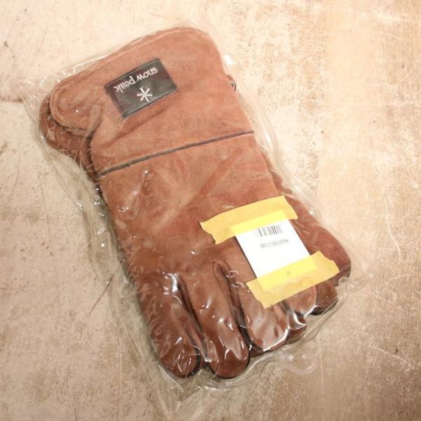 snowpeak スノーピーク ファイヤーサイドグローブ ブラウン UG-023BR 耐熱 焚き火 防炎 アウトドア キャンプ mc01057106