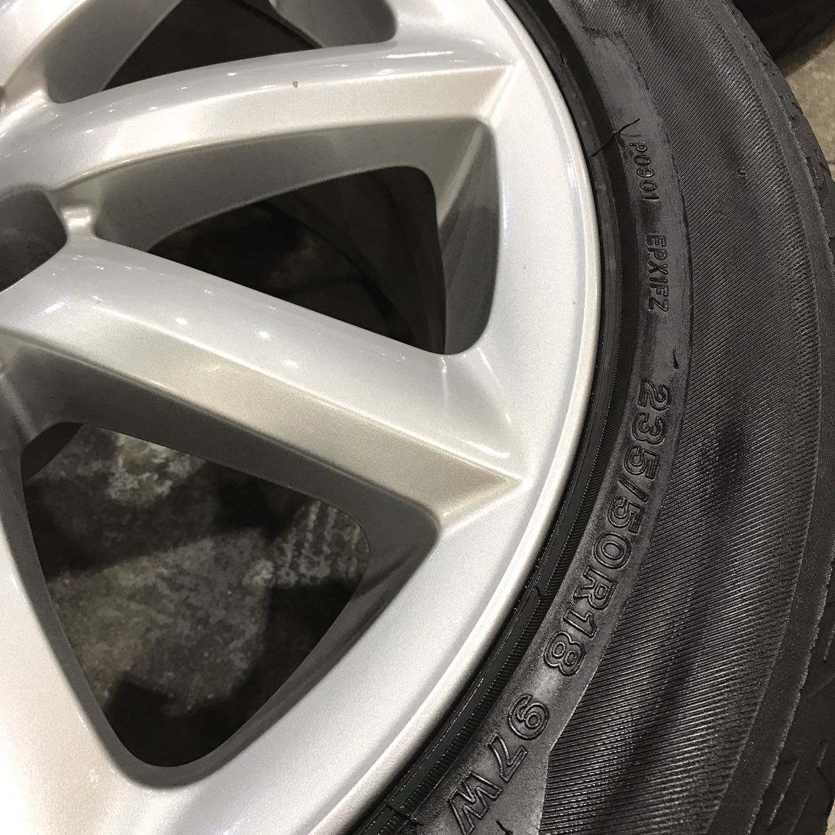 ☆レクサス 純正 LS600 18インチ 7.5J +32 PCD120 5H アルミホイール