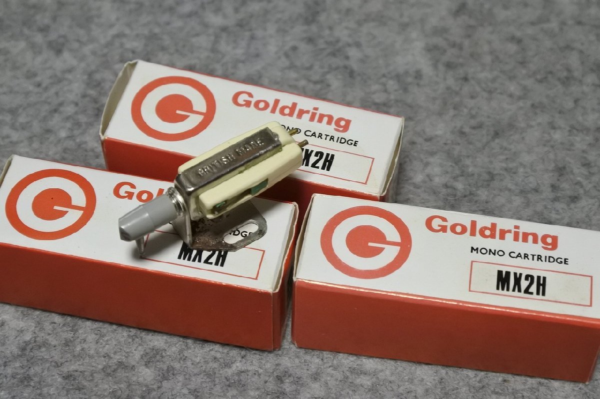 英国　Goldring MX2H　モノラルカートリッジ　LP/SP切替式　未使用品　3個セット　￥1000スタート